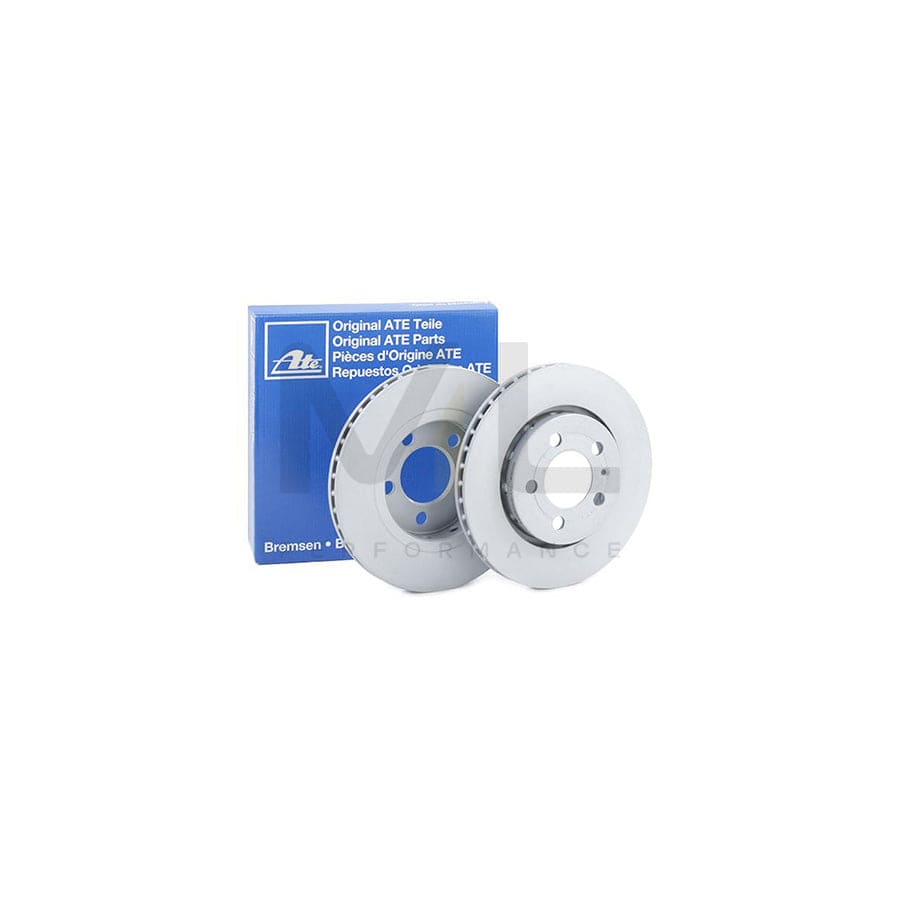 ATE 24.0122-0163.1 Brake Disc Vented, Coated, High-carbon  - 1 piece