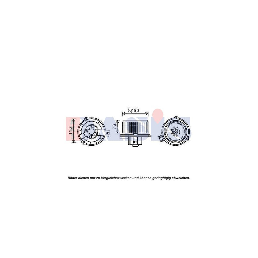 AKS Dasis 518087N Interior Blower for KIA Sedona