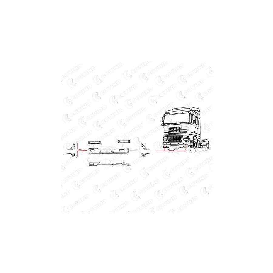 Covind Xf0/ 86 Bumper Bracket