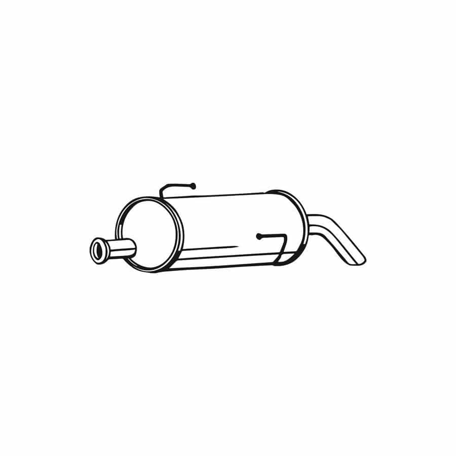 Bosal 190-001 Rear Silencer for Peugeot 206