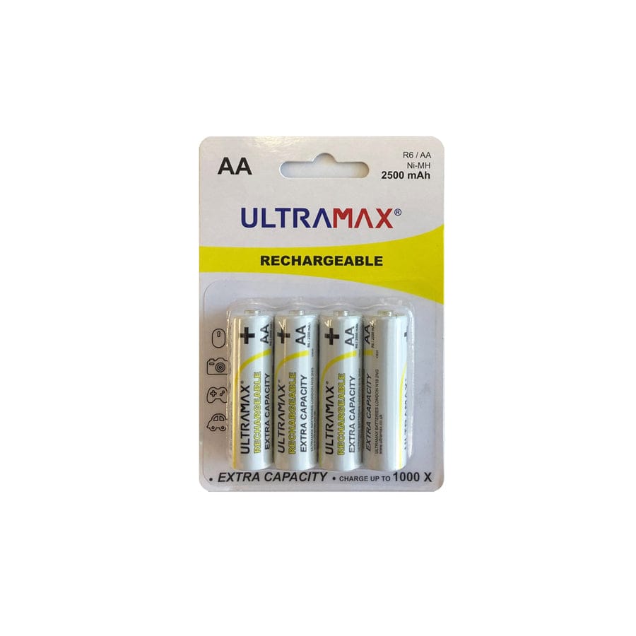 Ultramax R6-AAX4 Re-Chargeable-2500 mAh (Blister of 4)