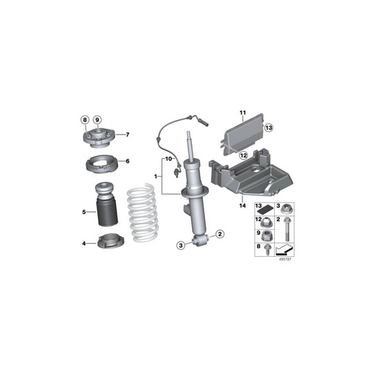 Genuine BMW 37156797030 F25 F26 Adapter Wire For Edc (Inc. X435iX & X3 28i) | ML Performance US Car Parts