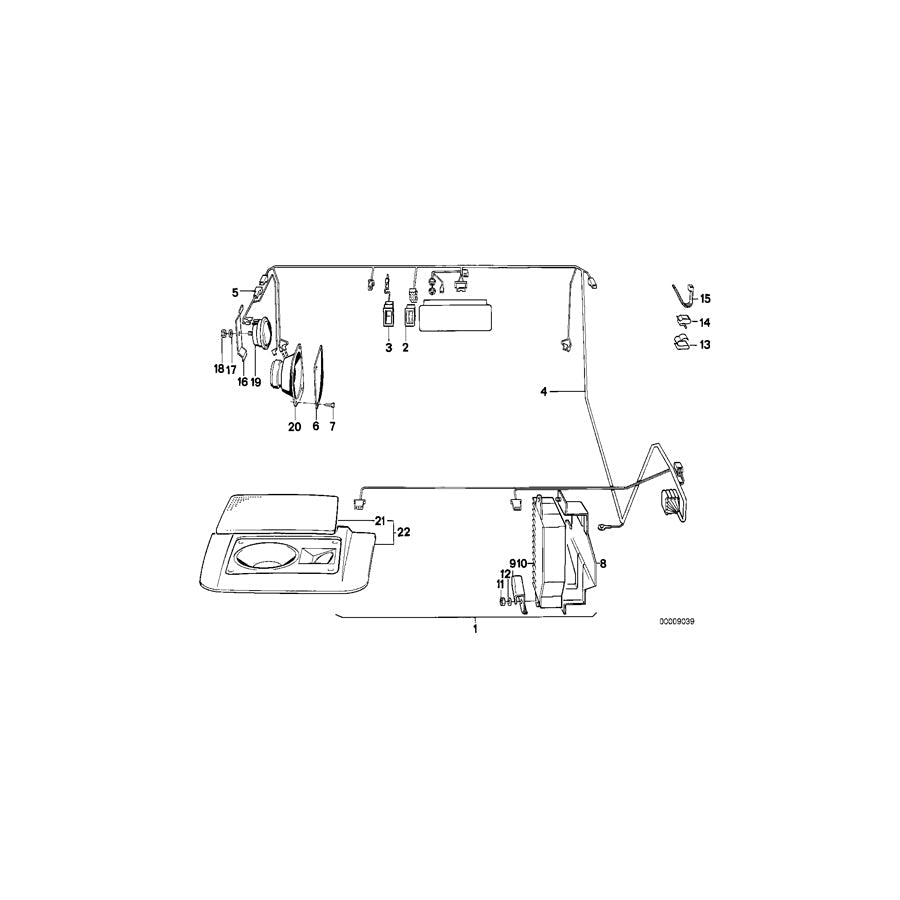Genuine BMW 65131385780 E24 Loudspeaker NATUR (Inc. 633CSi, 635CSi & M6) | ML Performance US Car Parts