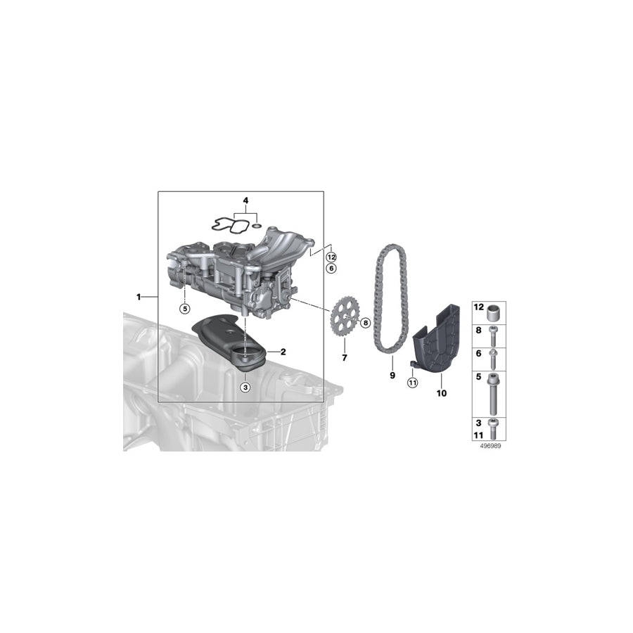 Genuine BMW 11418098921 Oil Pump Sprocket (Inc. X3 M & X4 M) | ML Performance US Car Parts
