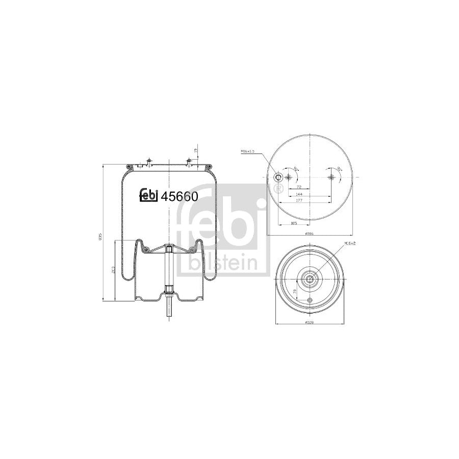 Febi Bilstein 45660 Boot, Air Suspension
