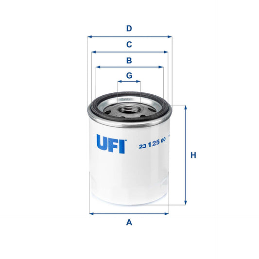 UFI 23.125.00 Oil Filter