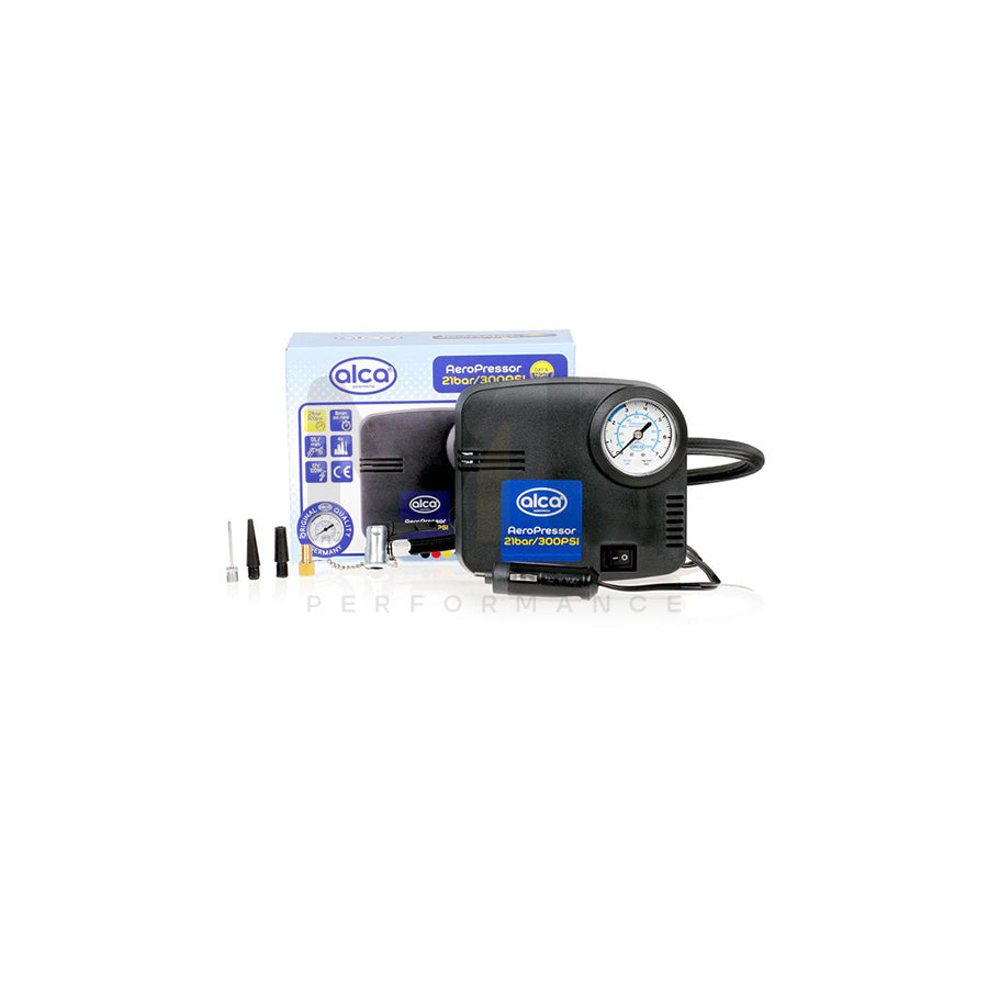 ALCA Turbo 232000 Air compressor 12V, 300 psi, 21 bar, cigarette lighter powered portable
