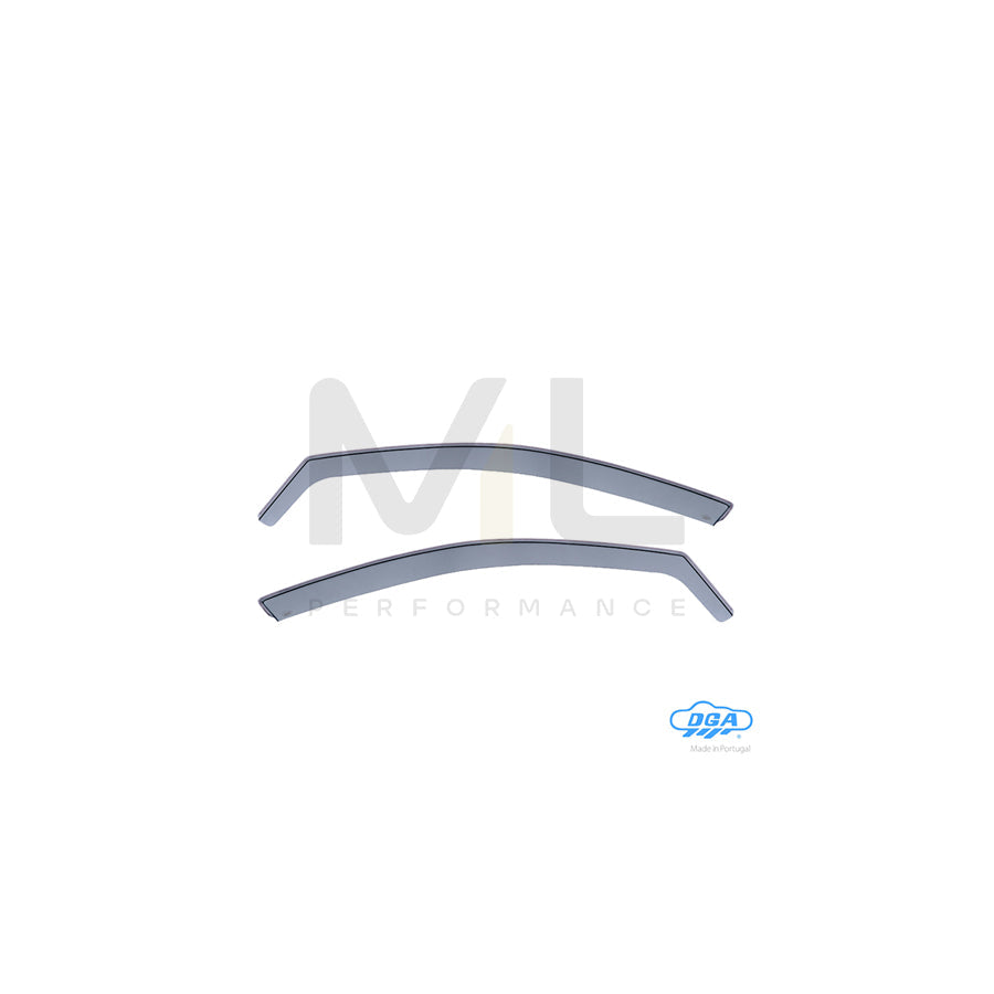 DGA 15030 Wind deflectors suitable for MERCEDES-BENZ A-Class (W176) Arrow direction, Front, inner