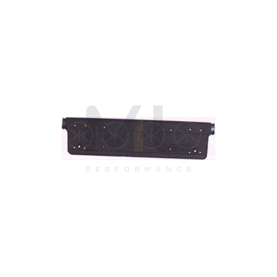 KLOKKERHOLM 0061920 Number plate holder for BMW 3 Series Front, Black, frameless