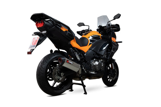 Scorpion RKA132TEO Kawasaki Serket Parallel Slip-On - Titanium Sleeve (Versys 1000 / SE / Tourer / GT) | ML Performance US US