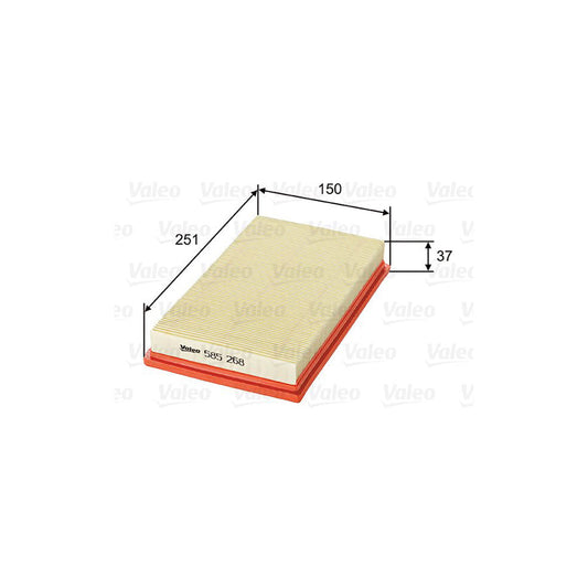 VALEO 585268 Air Filter | ML Performance UK Car Parts