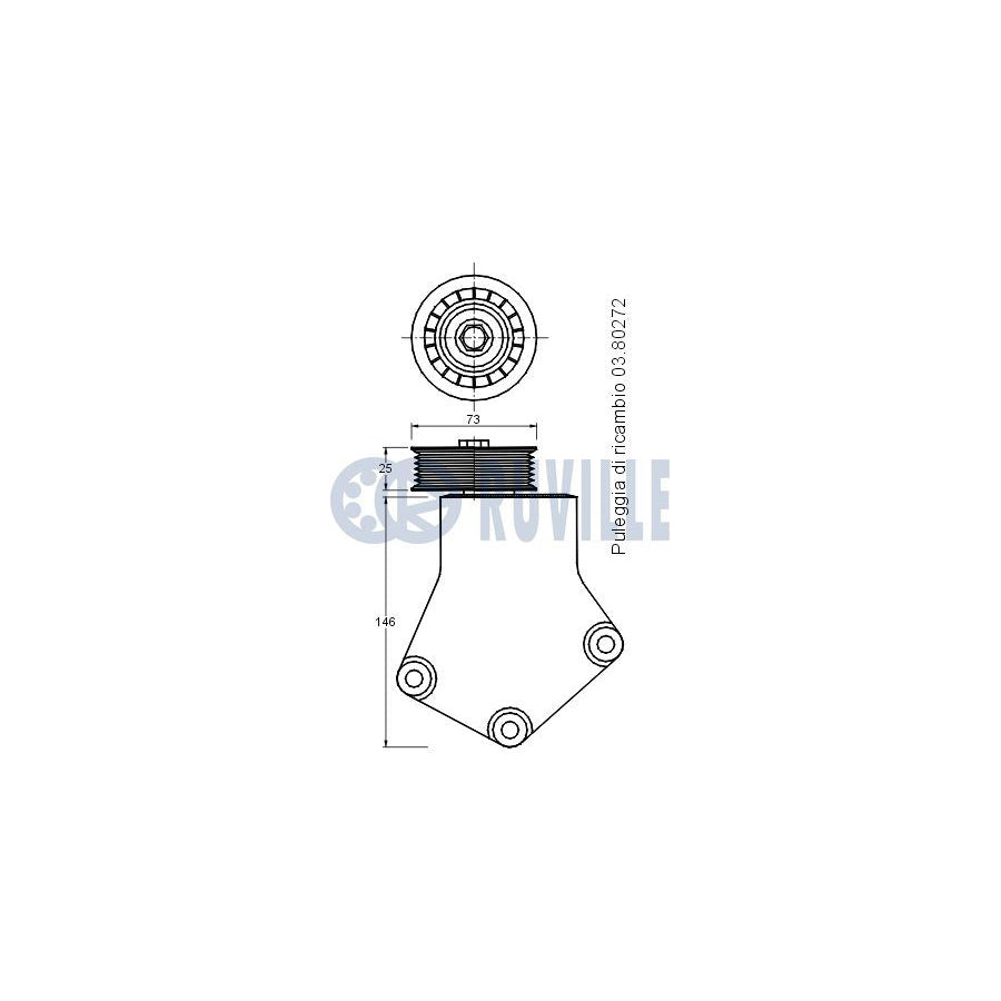 Ruville 55151 Alternator Freewheel Clutch