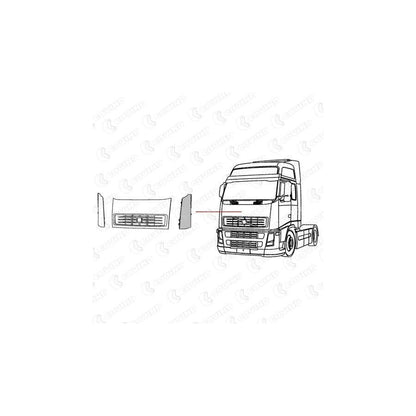 Covind 2Fh/161 Air Deflector, Driver Cab