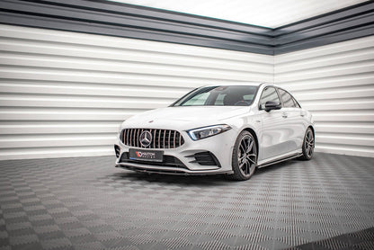 Maxton Design Mercedes Benz A35 AMG / AMG-Line W177 Front Splitter V.4