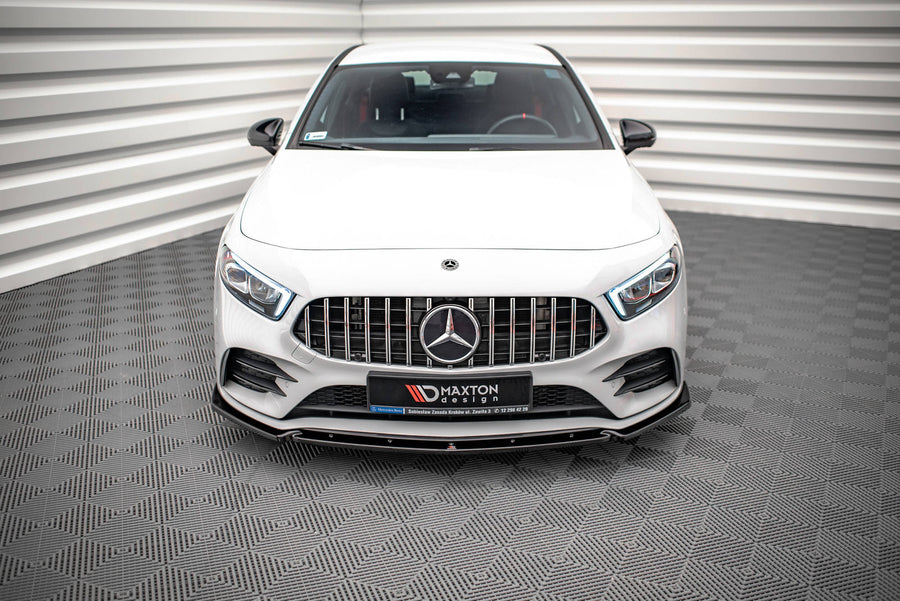 Maxton Design Mercedes Benz A35 AMG / AMG-Line W177 Front Splitter V.4