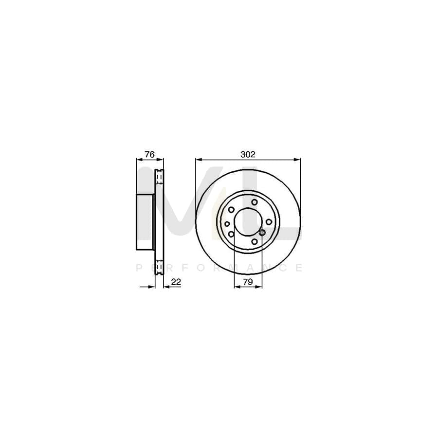 BOSCH 0 986 478 318 Brake Disc Internally Vented, Vented, Oiled, High-carbon, with bolts/screws | ML Performance Car Parts