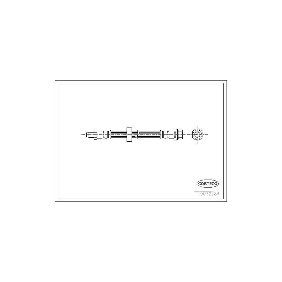 Corteco 19032284 Brake Hose for Ford Mondeo