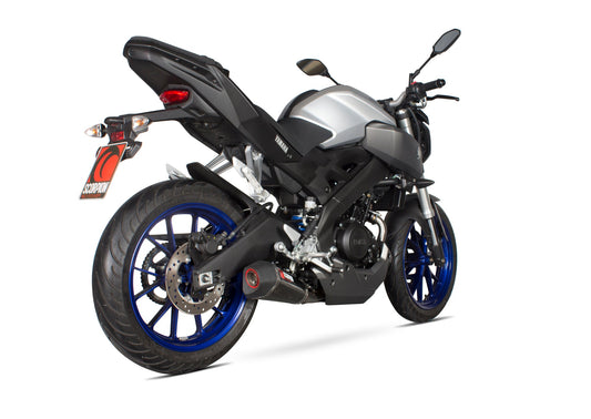Scorpion RYA97SYSCEO Yamaha MT-125  Serket Taper Full System - Carbon Fibre Sleeve | ML Performance US US