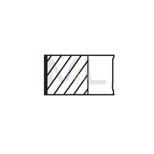 MAHLE ORIGINAL 029 93 V0 Piston Ring Kit Cyl.Bore: 75,01mm | ML Performance Car Parts