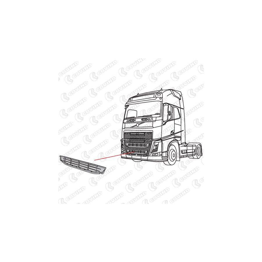 Covind 4Fh/155 Radiator Grille