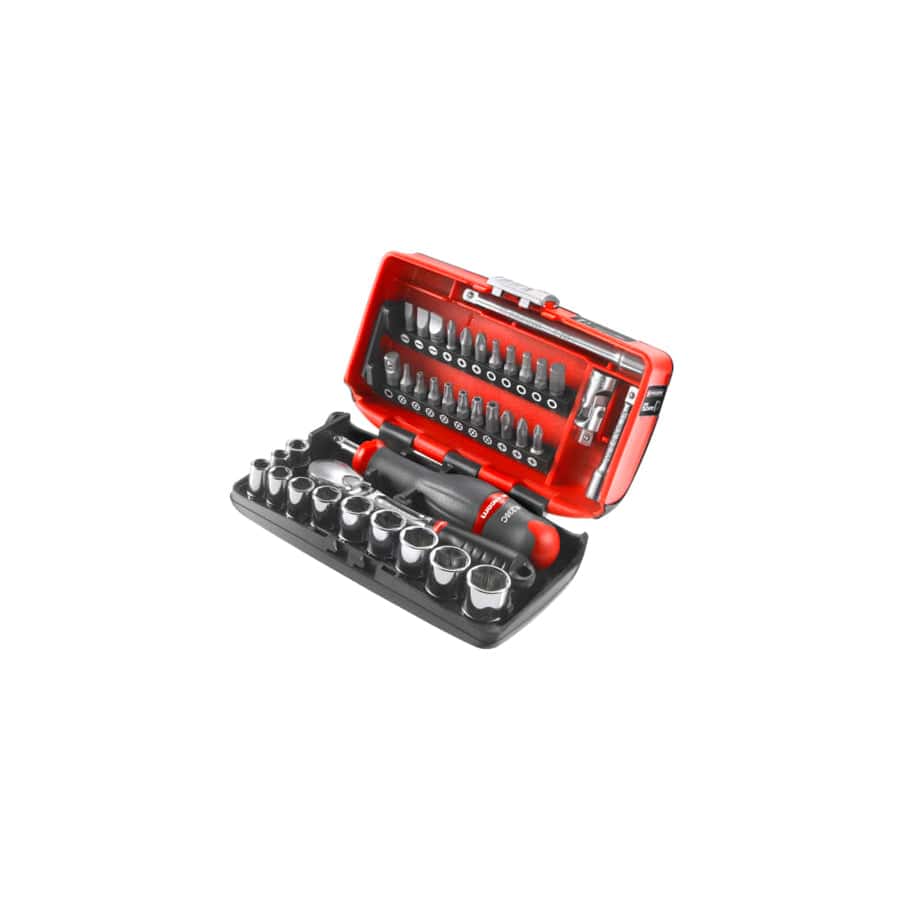 Facom FCMRLNANO1 1/4in Drive Nano Socket Set, 38 Piece