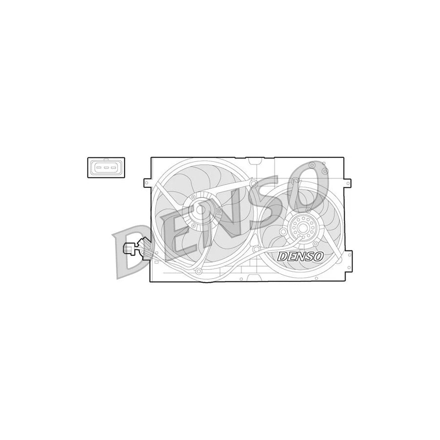 DENSO DER32010 Fan, Radiator