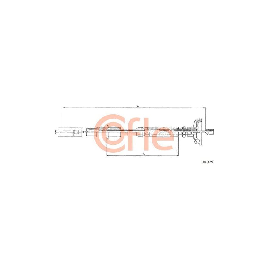 Cofle 92.10.339 Clutch Cable