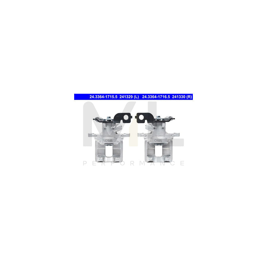 ATE 24.3364-1716.5 Brake Caliper for TOYOTA AURIS without holder