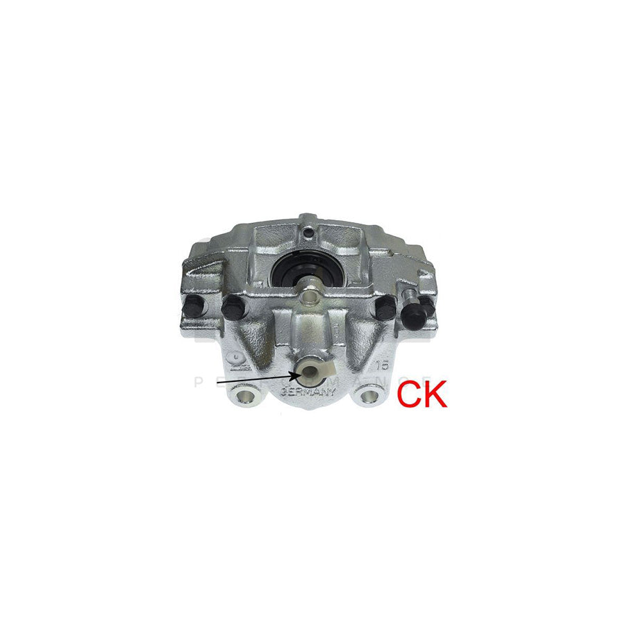HELLA 8AC 355 382-011 Brake Caliper without holder