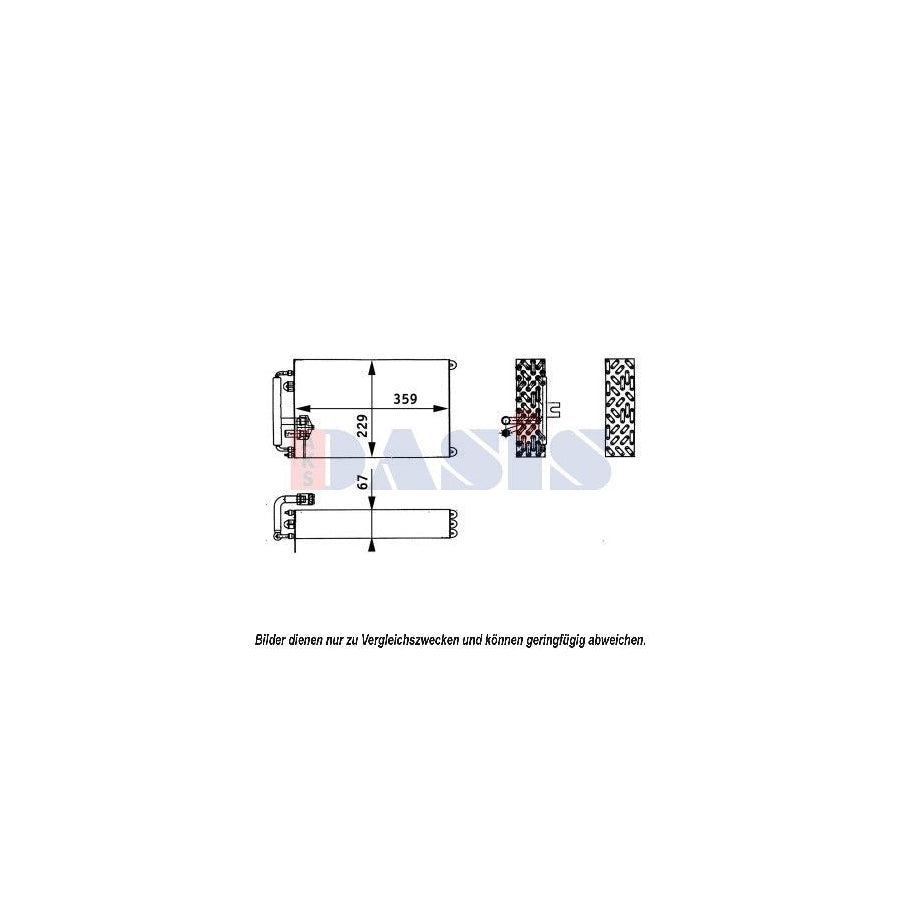 AKS Dasis 820325N Air Conditioning Evaporator