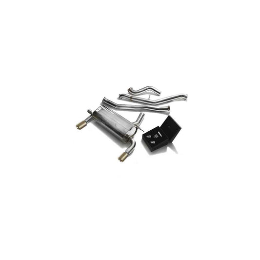 Armytrix BN20B20-BDD+BMF32-DS11G Valvetronic Exhaust System BMW 320i | 328i | 420i | 428i F3X 2011-2014 with Dual Gold 3.5"