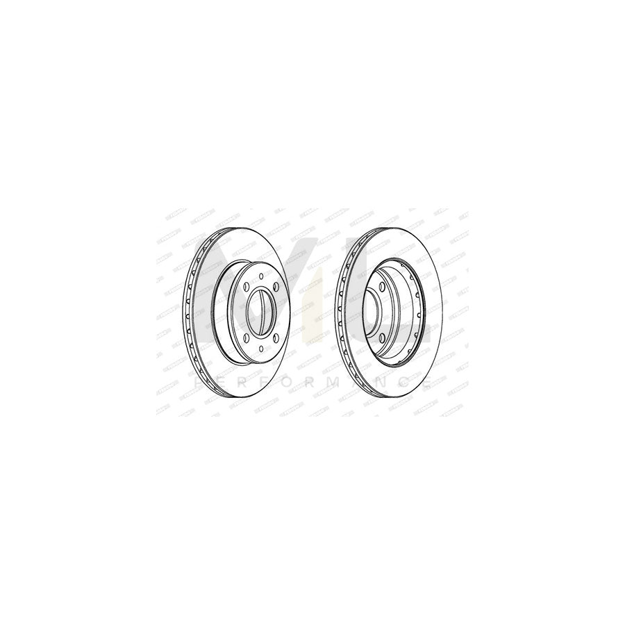 FERODO PREMIER High Carbon DDF1301C Brake Disc for HYUNDAI Amica / Atoz (MX) Vented, Coated, without bolts/screws | ML Performance Car Parts