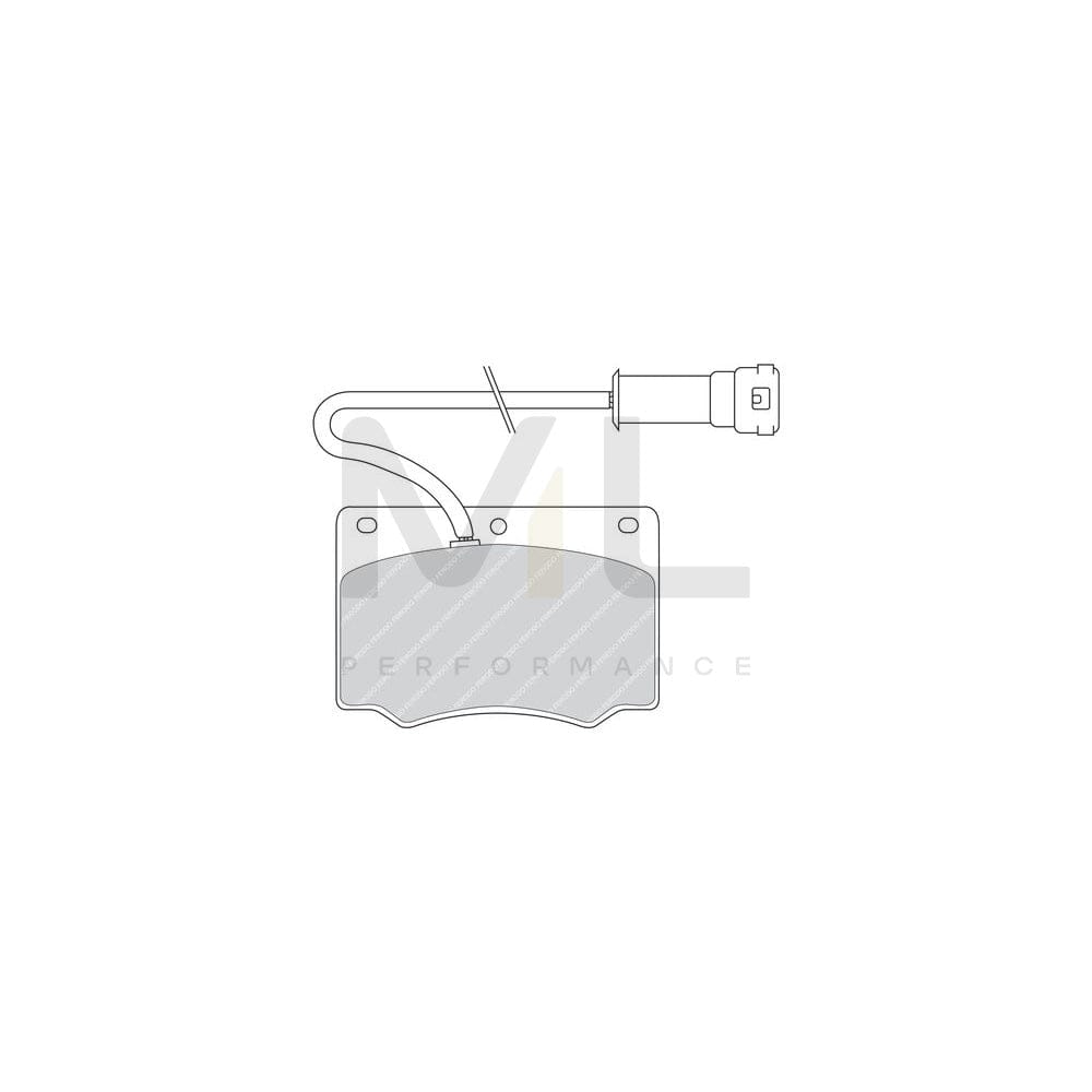 Ferodo Premier Fvr626 Brake Pad Set For Peugeot J9 Incl. Wear Warning Contact | ML Performance Car Parts