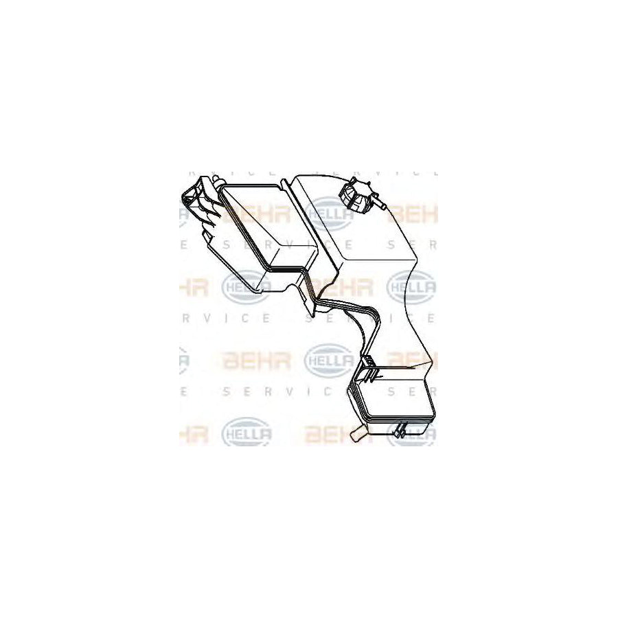 Hella 8MA 376 737-011 Coolant Expansion Tank