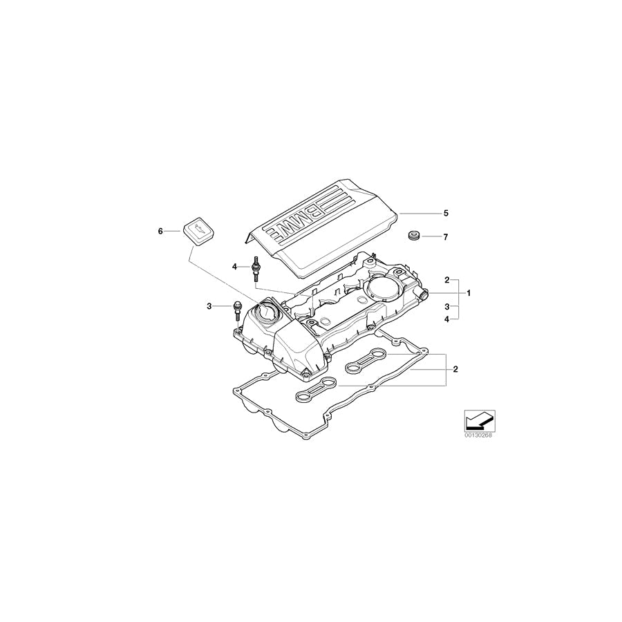 Genuine BMW 11127530743 E87 E90 Ignition Coil Covering (Inc. 316i & 116i) | ML Performance US Car Parts