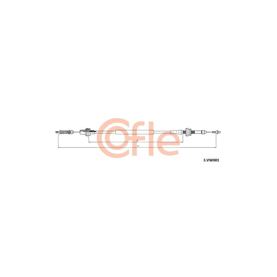 COFLE 3.VK001 Throttle Cable