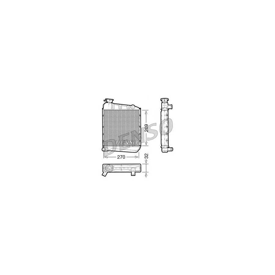 DENSO DRM24031 Engine Radiator