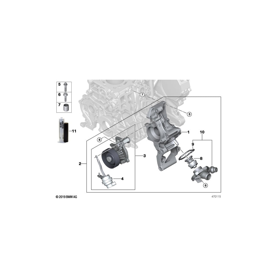 Genuine BMW 11518591071 F45 Vacumm Box (Inc. X1 16d, 216d & 214d) | ML Performance US Car Parts