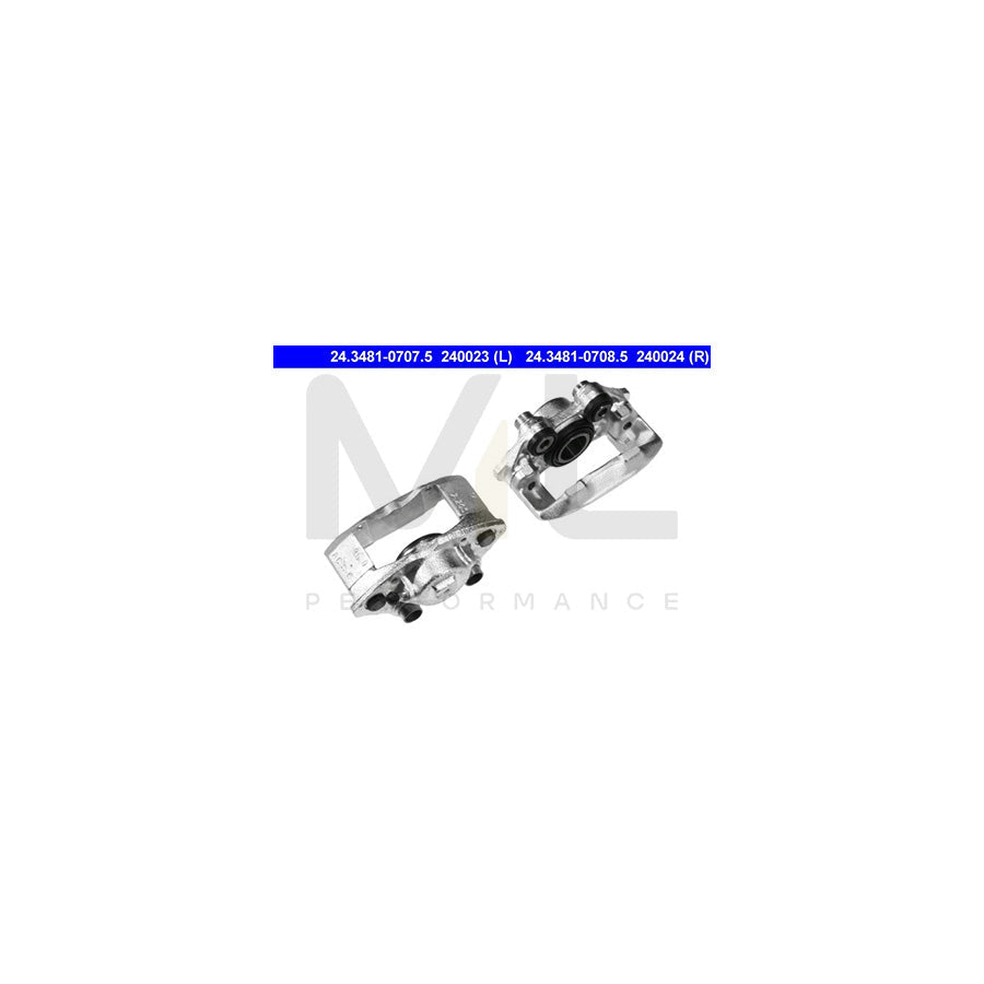ATE 24.3481-0708.5 Brake Caliper without holder