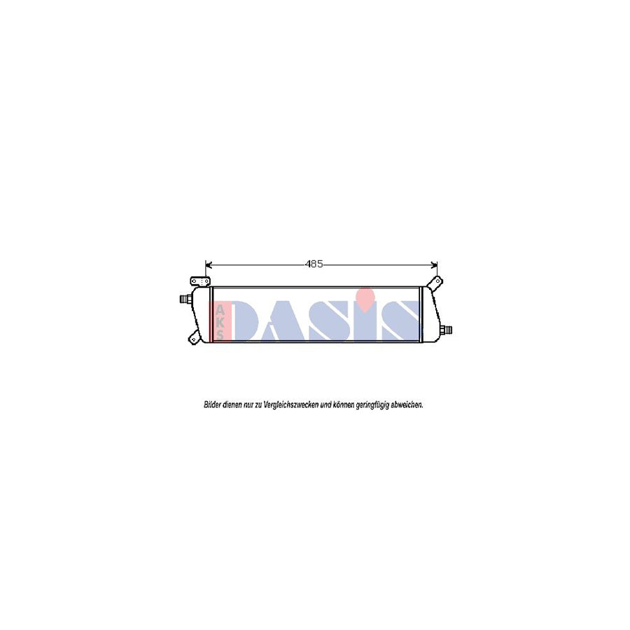 AKS Dasis 306040N Engine Oil Cooler for Lancia Delta I (831)