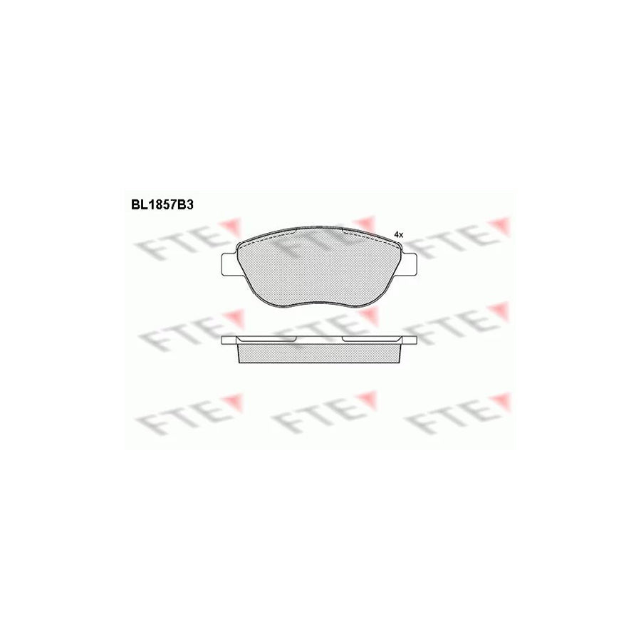 FTE 9010432 Brake Pad Set
