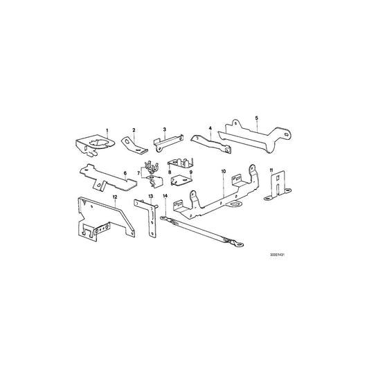 Genuine BMW 12511714038 E30 Ground Cable (Inc. 325ix & M3) | ML Performance US Car Parts