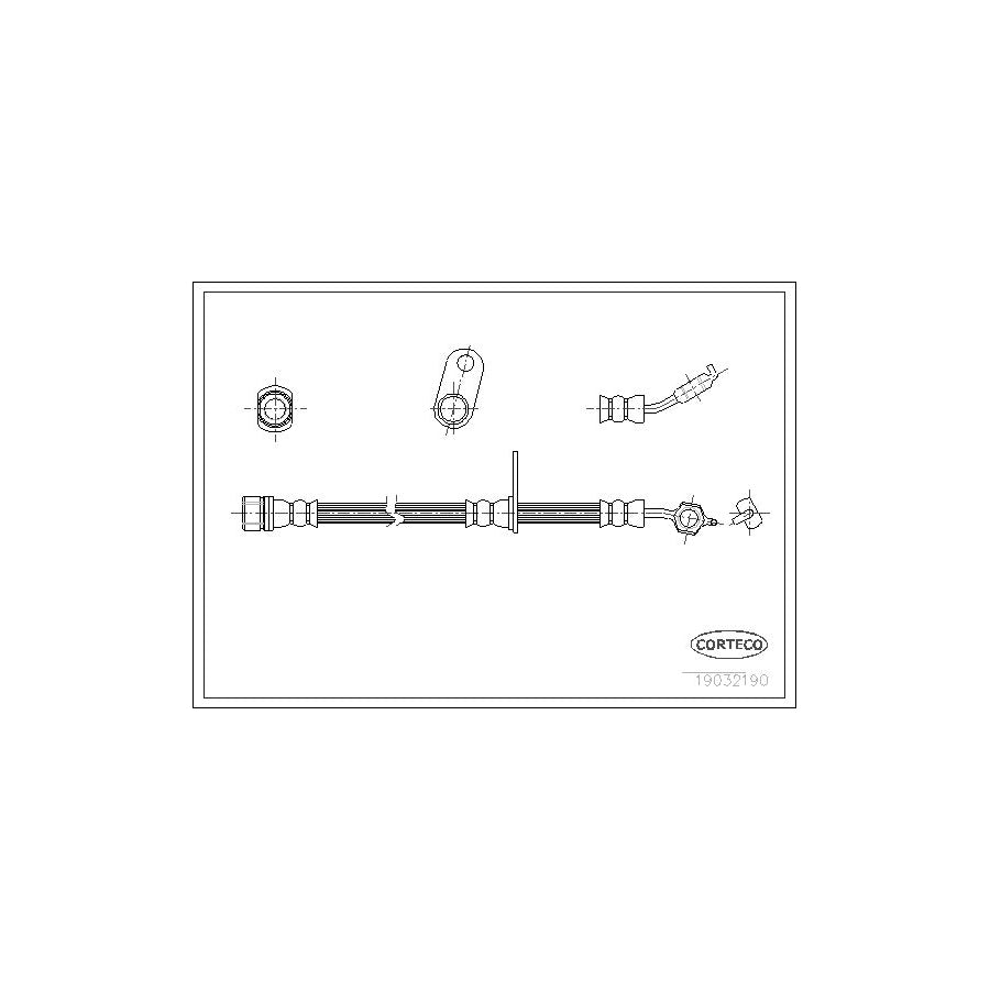 Corteco 19032190 Brake Hose