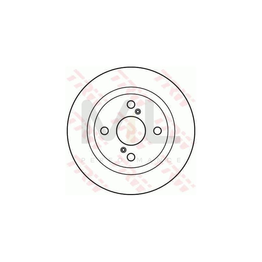 TRW DF2643 Brake Disc for TOYOTA COROLLA Solid | ML Performance Car Parts