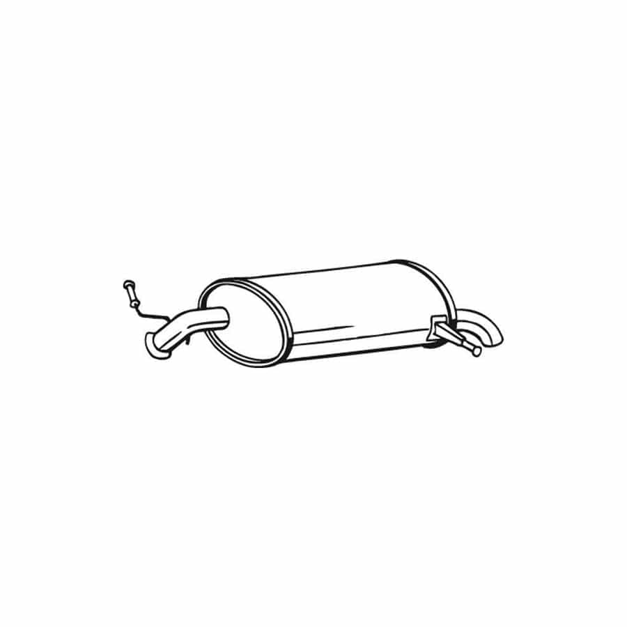 Bosal 190-031 Rear Silencer for Peugeot 407