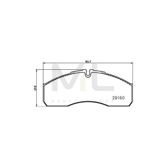 Hella 8DB 355 005-401 Brake Pad Set Prepared For Wear Indicator