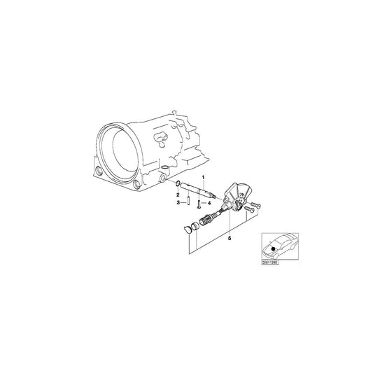 Genuine BMW 24501422169 E46 E39 Selector Rod (Inc. 528i, 318i & 316i 1.9) | ML Performance US Car Parts
