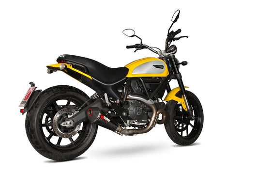 Scorpion RDI62CEO Ducati Scrambler 800 Serket Taper Slip-On - Carbon Fibre Sleeve | ML Performance US US