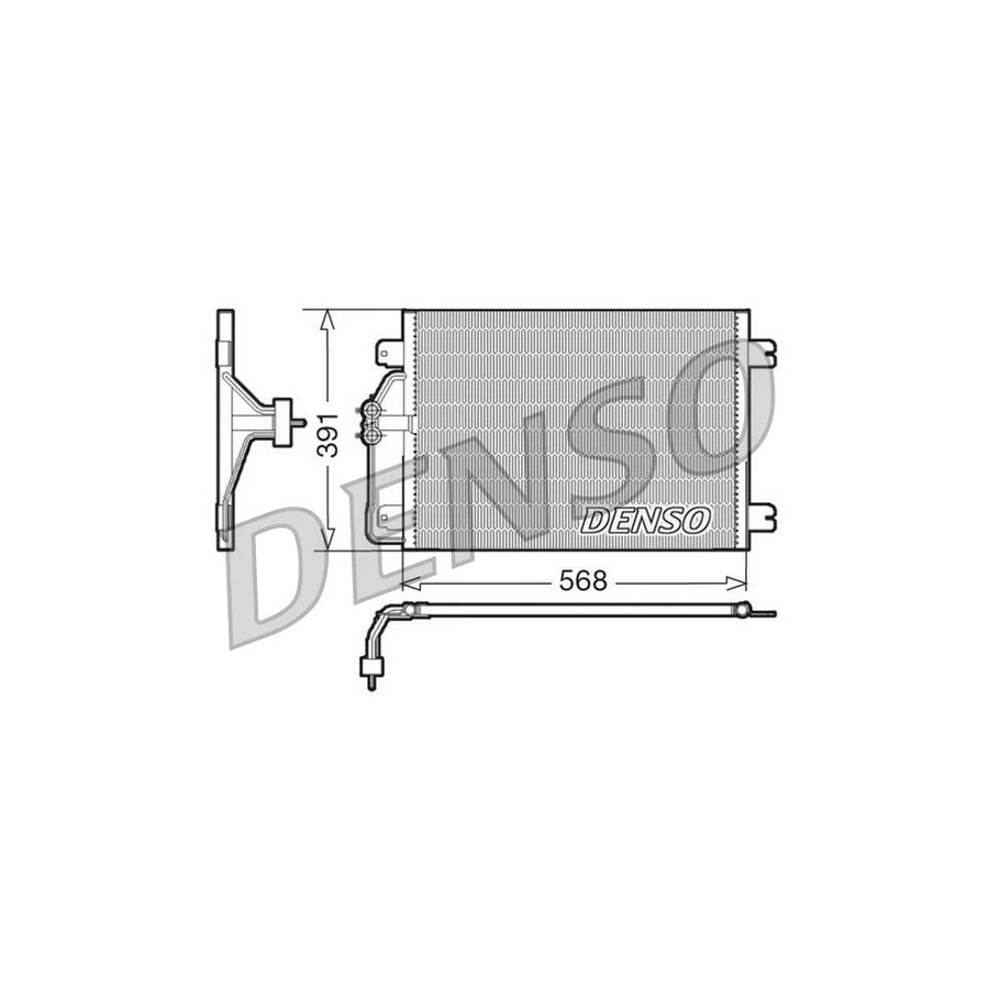 DENSO DCN23010 Air Conditioning Condenser