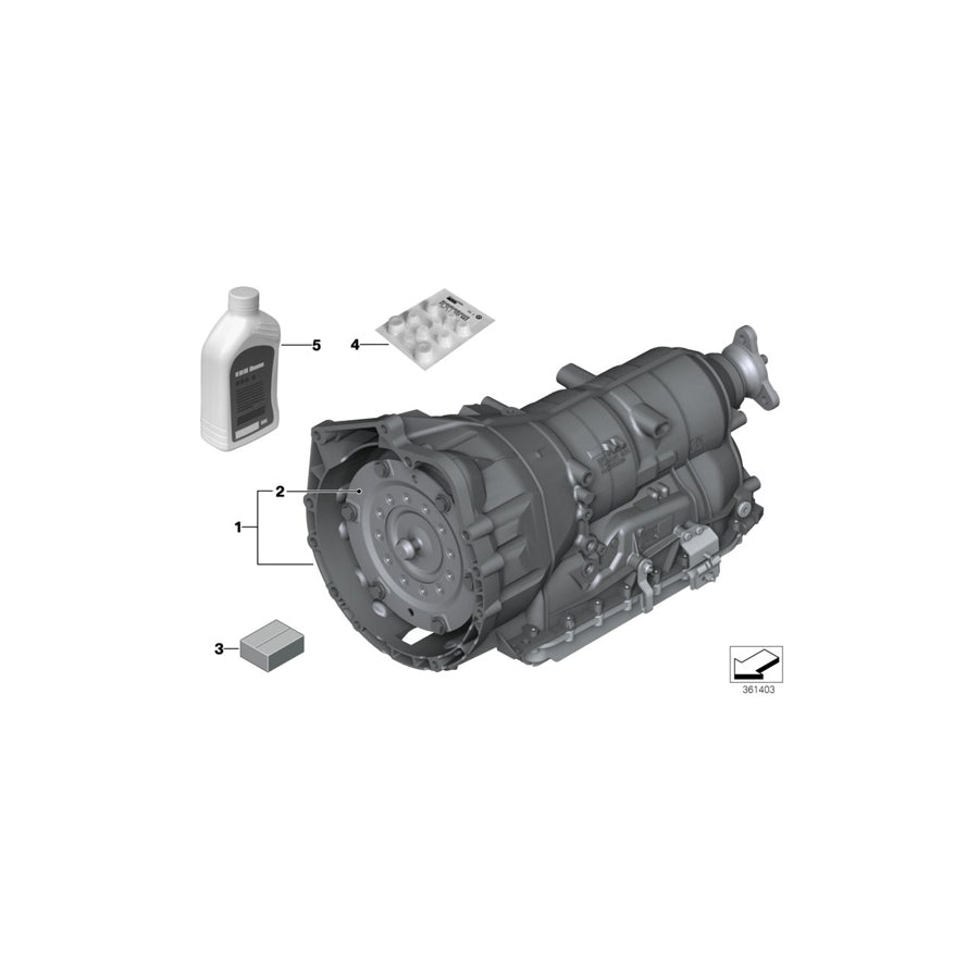 Genuine BMW 24407588736 E93 E87 E92 Torque Converter P116 (Inc. 330i, X1 28iX & 130i) | ML Performance US Car Parts
